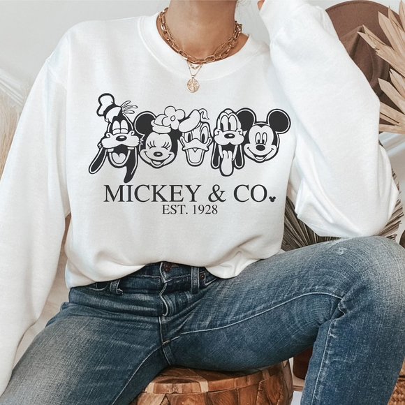Tops - Mickey & Co Sweatshirt, Vacation Sweatshirt